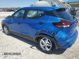 2022 Nissan Kicks S with VIN 3N1CP5BVXNL495027, listed as a Copart auction lot 52143215 with 50,425 mi miles and Salvage Title. Bid and sale history available at DreamBid. Image 2.