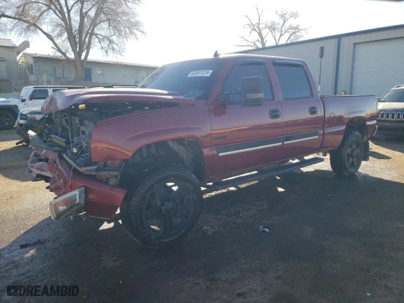 2007 Chevrolet Silverado 2500HD Classic LT3 with VIN 1GCHK23D27F109087, listed as a Copart auction lot 82801224 with 0 mi miles and Salvage Title. Bid and sale history available at carsss.com. Image 1.
