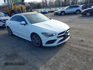 2022 Mercedes-Benz CLA 250 with VIN W1K5J4HB2NN317049, listed as a IAAI auction lot 41056166 with 8,843 mi miles and . Bid and sale history available at DreamBid. Image 1.
