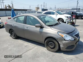 2016 Nissan Versa S with VIN 3N1CN7AP0GL803412, listed as a Copart auction lot 64677645 with 96,788 mi miles and Salvage title. Bid and sale history available at DreamBid. Image 4.