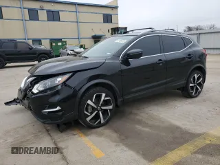 2021 Nissan Rogue Sport SL with VIN JN1BJ1CW4MW667543, listed as a Copart auction lot 43786125 with 49,996 mi miles and Salvage Title. Bid and sale history available at carsss.com. Image 1.