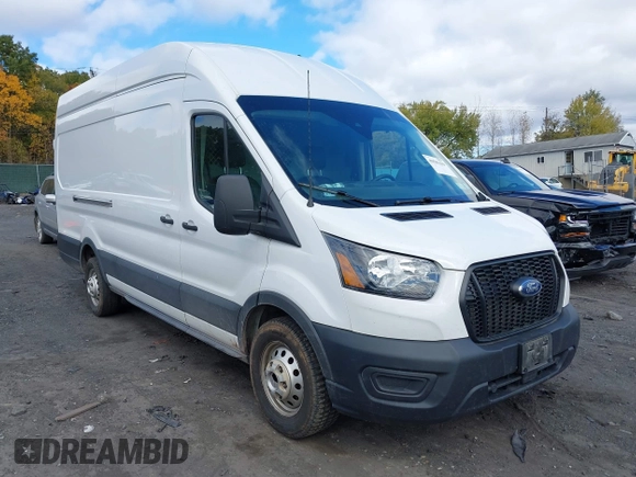 2022 Ford Transit Cargo with VIN 1FTBR3U85NKA64529, listed as a IAAI auction lot 40581639 with 70,680 mi miles and . Bid and sale history available at DreamBid. Image 1.