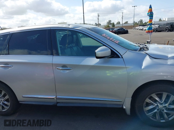 2014 Infiniti QX60 with VIN 5N1AL0MM9EC521244, listed as a IAAI auction lot 41932375 with 97,967 mi miles and . Bid and sale history available at carsss.com. Image 13.