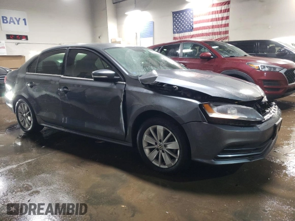 2016 Volkswagen Jetta Sedan 1.4T SE with VIN 3VWD67AJ7GM389000, listed as a Copart auction lot 44907835 with 124,697 mi miles and Salvage Title. Bid and sale history available at carsss.com. Image 4.