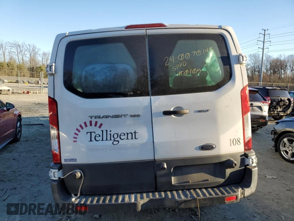 2017 Ford Transit XL with VIN 1FBZX2ZM5HKA93932, listed as a Copart auction lot 83963914 with Not provided miles and Salvage title. Bid and sale history available at DreamBid. Image 6.