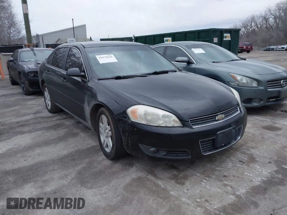 2007 Chevrolet Impala LT with VIN 2G1WC58RX79311963, listed as a IAAI auction lot 41674628 with 162,819 mi miles and . Bid and sale history available at DreamBid. Image 1.