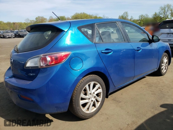 2012 Mazda 3 i Touring with VIN JM1BL1L81C1660179, listed as a Copart auction lot 55301335 with 159,677 mi miles and Clean Title. Bid and sale history available at DreamBid. Image 3.