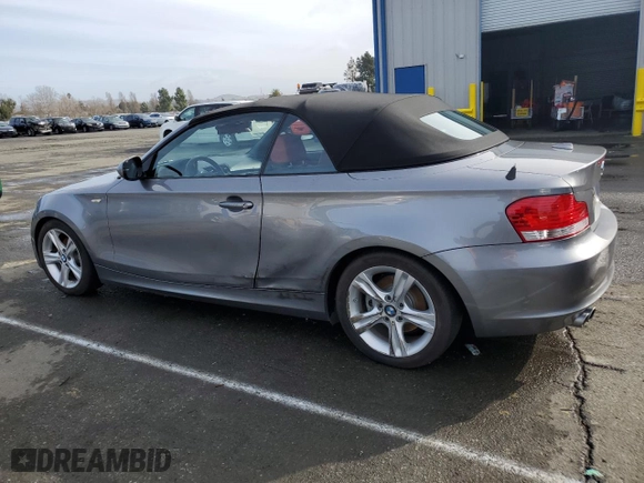 2011 BMW 1 Series 128i with VIN WBAUN1C50BVH83830, listed as a Copart auction lot 86539944 with 74,751 mi miles and Salvage Title. Bid and sale history available at carsss.com. Image 2.