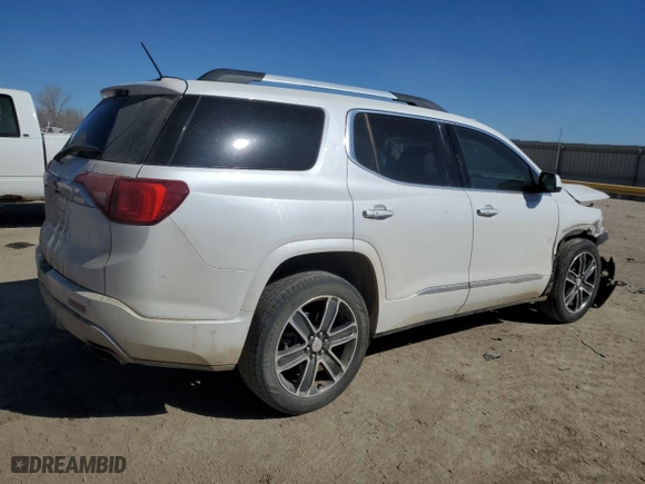 2017 GMC Acadia Denali with VIN 1GKKNPLS6HZ313128, listed as a Copart auction lot 47297045 with 126,233 mi miles and Salvage Title. Bid and sale history available at carsss.com. Image 3.