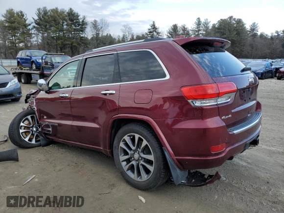 2018 Jeep Grand Cherokee High Altitude with VIN 1C4RJFCG7JC358129, listed as a Copart auction lot 47476135 with 34,347 mi miles and Salvage Title. Bid and sale history available at carsss.com. Image 2.