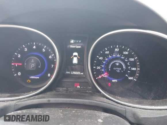 2013 Hyundai Santa Fe Sport z VIN 5XYZUDLA8DG079795, wystawiony jako IAAI lot #42035743 z przebiegiem 170 321 mil mil oraz . Historia ofert i sprzedaży dostępna na DreamBid. Obrazek 7.
