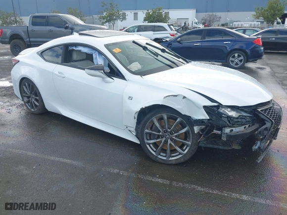 2022 Lexus RC with VIN JTHGZ5BC3N5026089, listed as a IAAI auction lot 41813596 with 42,122 mi miles. Bid and sale history available at carsss.com. Image 1.