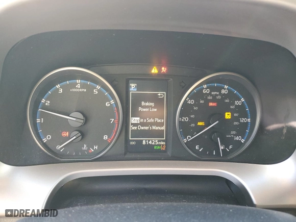 2018 Toyota RAV4 XLE with VIN JTMWFREV7JJ172538, listed as a Copart auction lot 47748225 with 81,425 mi miles and Salvage Title. Bid and sale history available at carsss.com. Image 9.