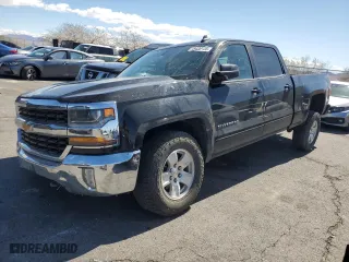 2018 Chevrolet Silverado 1500 LT with VIN 3GCUKREC4JG516524, listed as a Copart auction lot 49420155 with 143,295 mi miles and Salvage Title. Bid and sale history available at carsss.com. Image 1.