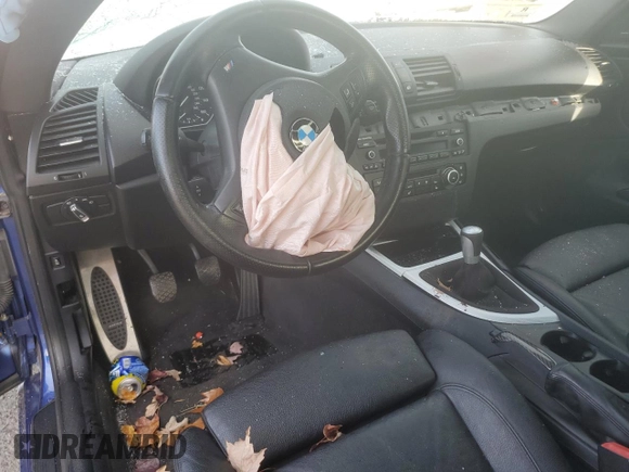 2012 BMW 1 Series 135i with VIN WBAUC9C51CVM12257, listed as a Copart auction lot 78604644 with Not provided miles and Salvage title. Bid and sale history available at DreamBid. Image 8.