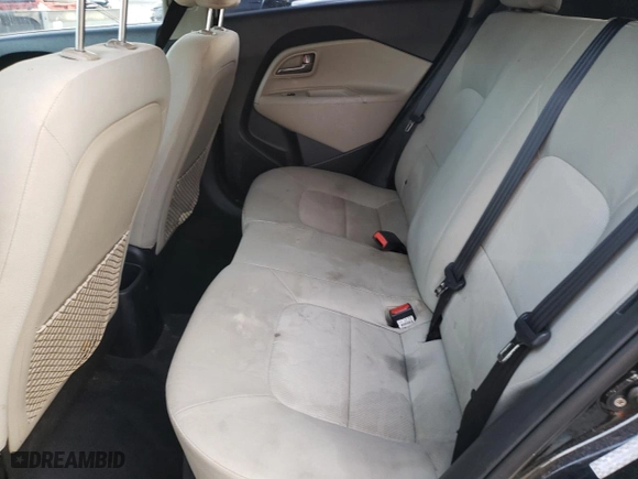 2012 Kia Rio LX with VIN KNADM5A34C6023937, listed as a Copart auction lot 88561025 with 130,907 mi miles and Salvage Title. Bid and sale history available at carsss.com. Image 10.