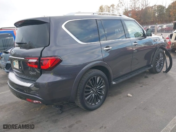2023 Infiniti QX80 LUXE with VIN JN8AZ2AEXP9304933, listed as a IAAI auction lot 40961697 with 26,746 mi miles. Bid and sale history available at carsss.com. Image 4.