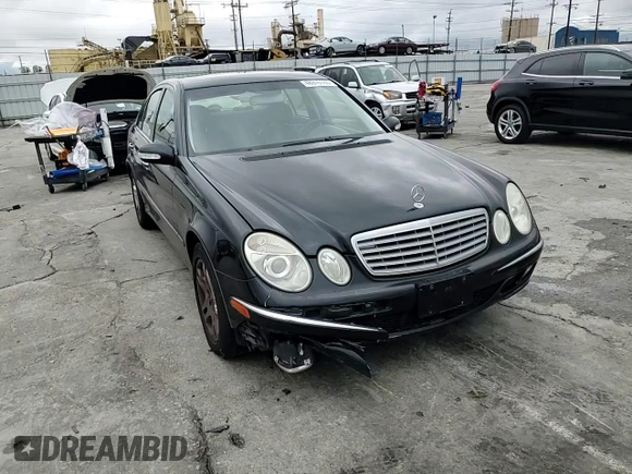 2003 Mercedes-Benz E-Class 3.2L with VIN WDBUF65J03A313146, listed as a Copart auction lot 48976185 with 258,237 mi miles and Salvage Title. Bid and sale history available at carsss.com. Image 10.