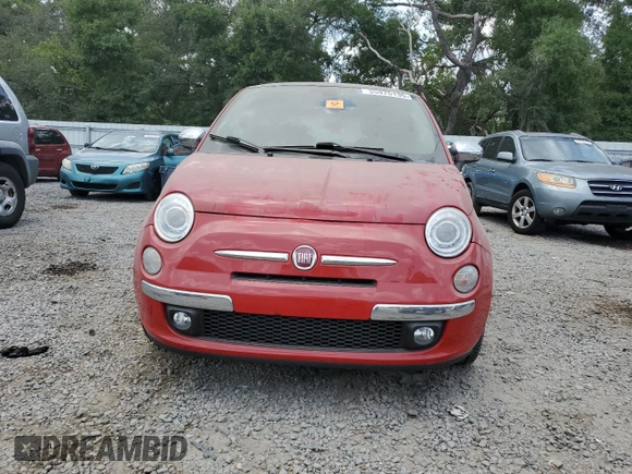 2017 FIAT 500 Lounge z VIN 3C3CFFCR4HT654365, wystawiony jako Copart lot #55975135 z przebiegiem Nie podano mil oraz Szkody całkowita. Historia ofert i sprzedaży dostępna na DreamBid. Obrazek 5.