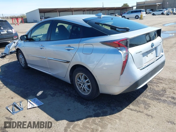 2018 Toyota Prius Two with VIN JTDKARFU6J3554096, listed as a IAAI auction lot 41856090 with 129,873 mi miles. Bid and sale history available at carsss.com. Image 3.