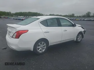 2014 Nissan Versa SV with VIN 3N1CN7AP3EL829693, listed as a Copart auction lot 55681185 with Not Provided miles and Salvage Title. Bid and sale history available at DreamBid. Image 3.