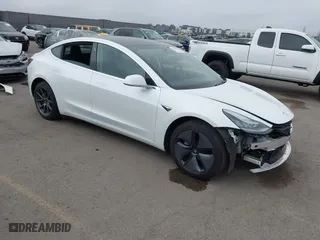 2019 Tesla Model 3 Long Range with VIN 5YJ3E1EB2KF361541, listed as a IAAI auction lot 41859373 with 54,664 mi miles. Bid and sale history available at carsss.com. Image 1.