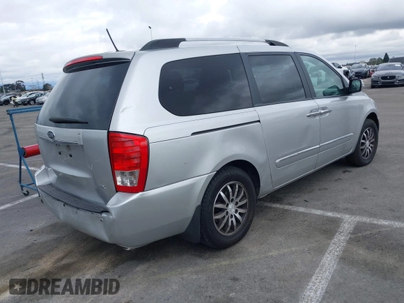 2012 Kia Sedona EX with VIN KNDMH4C72C6494230, listed as a IAAI auction lot 41522317 with 120,292 mi miles. Bid and sale history available at carsss.com. Image 4.