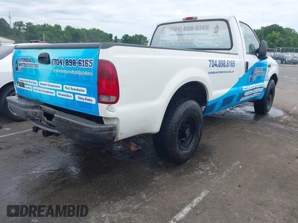 2004 Ford F-250 XL with VIN 1FTNF20LX4EC78522, listed as a IAAI auction lot 42305400 with 159,721 mi miles and . Bid and sale history available at DreamBid. Image 4.