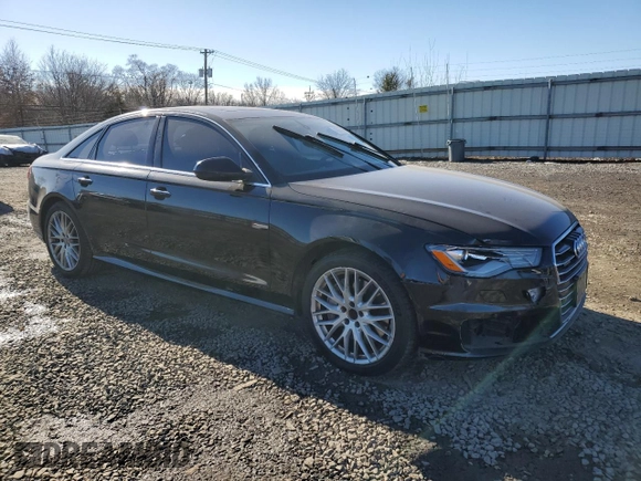 2016 Audi A6 Premium Plus with VIN WAUFGAFC9GN003860, listed as a Copart auction lot 43025735 with 94,104 mi miles and Salvage Title. Bid and sale history available at DreamBid. Image 4.