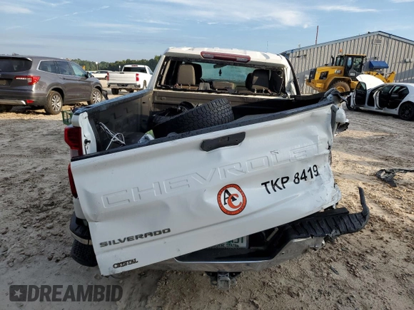 2020 Chevrolet Silverado 1500 Work Truck with VIN 1GCRYAEF7LZ333816, listed as a Copart auction lot 74290974 with 99,562 mi miles and Non Repairable. Bid and sale history available at carsss.com. Image 6.