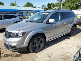 2018 Dodge Journey Crossroad with VIN 3C4PDCGG6JT378576, listed as a Copart auction lot 61452595 with 111,982 mi miles and Salvage title. Bid and sale history available at DreamBid. Image 1.