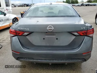 2024 Nissan Sentra SV with VIN 3N1AB8CV7RY354799, listed as a Copart auction lot 55519525 with 21,175 mi miles and Clean Title. Bid and sale history available at DreamBid. Image 6.