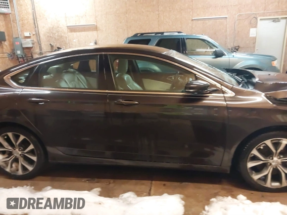 2015 Chrysler 200 C with VIN 1C3CCCCG7FN581463, listed as a IAAI auction lot 41592641 with 108,300 mi miles. Bid and sale history available at carsss.com. Image 13.