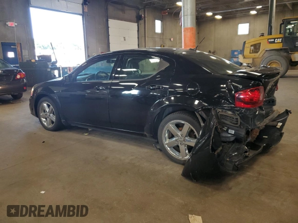 2013 Dodge Avenger SXT with VIN 1C3CDZCB6DN630928, listed as a Copart auction lot 62870735 with 122,098 mi miles and Salvage title. Bid and sale history available at DreamBid. Image 2.