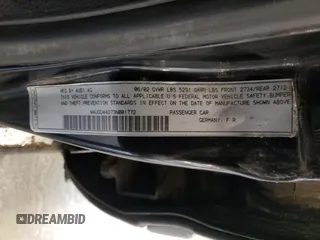 2003 Audi S8 with VIN WAUGU44D73N001772, listed as a Copart auction lot 53247835 with Not Provided miles and Salvage Title. Bid and sale history available at DreamBid. Image 12.
