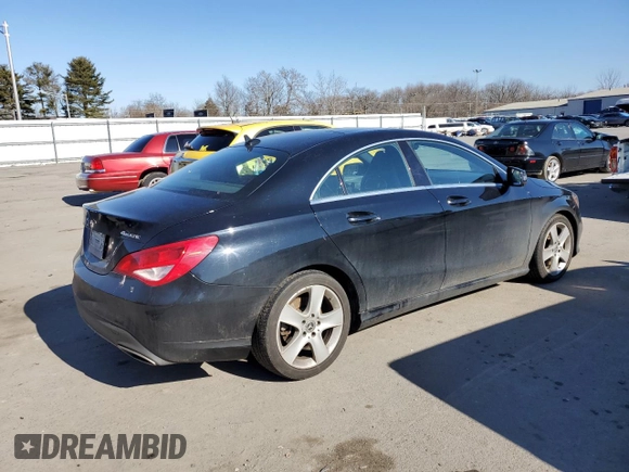 2018 Mercedes-Benz CLA 250 with VIN WDDSJ4GB7JN628426, listed as a Copart auction lot 43414564 with 70,563 mi miles and . Bid and sale history available at DreamBid. Image 3.