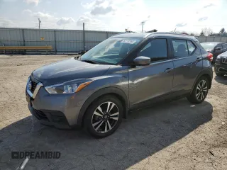2020 Nissan Kicks SV z VIN 3N1CP5CV9LL494835, wystawiony jako Copart lot #52713355 z przebiegiem 75 156 mil mil oraz Szkoda całkowita • Salvage title. Historia ofert i sprzedaży dostępna na DreamBid. Obrazek 1.