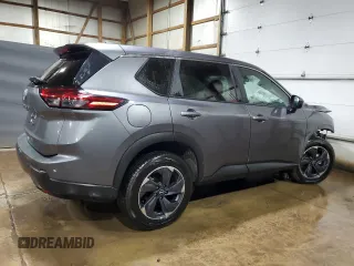 2025 Nissan Rogue SV with VIN 5N1BT3BA7SC764724, listed as a Copart auction lot 55484785 with 23,710 mi miles and Non Repairable. Bid and sale history available at DreamBid. Image 3.