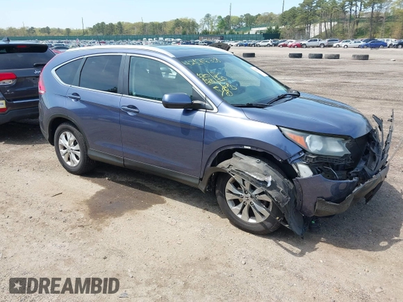 2012 Honda CR-V EX-L with VIN 5J6RM4H76CL017273, listed as a IAAI auction lot 42178338 with 170,188 mi miles and . Bid and sale history available at carsss.com. Image 1.