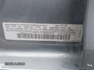 2006 Volkswagen Jetta 1.9L TDI with VIN 3VWST71K46M634410, listed as a IAAI auction lot 42333489 with 314,131 mi miles and . Bid and sale history available at DreamBid. Image 9.