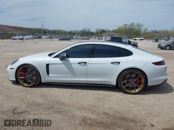 2019 Porsche Panamera Turbo with VIN WP0AF2A7XKL145364, listed as a IAAI auction lot 42206095 with 65,454 mi miles and . Bid and sale history available at DreamBid. Image 14.