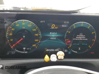 2021 Mercedes-Benz CLA with VIN W1K5J5BB6MN219915, listed as a Copart auction lot 46460125 with 45,053 mi miles and Salvage Title. Bid and sale history available at carsss.com. Image 9.
