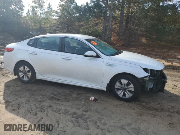 2018 Kia Optima Hybrid Premium with VIN KNAGT4LE3J5021799, listed as a Copart auction lot 80951744 with 109,570 mi miles and Salvage Title. Bid and sale history available at carsss.com. Image 4.