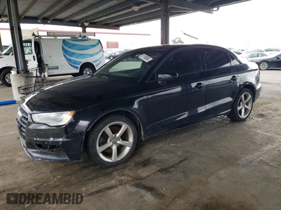 2016 Audi A3 1.8T Premium with VIN WAUA7GFF8G1020194, listed as a Copart auction lot 51190565 with 132,870 mi miles and Clean Title. Bid and sale history available at carsss.com. Image 1.