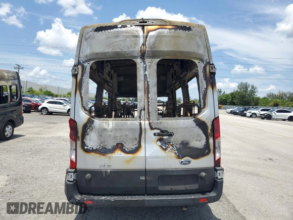 2020 Ford Transit Passenger XL with VIN 1FBAX2X82LKA95861, listed as a Copart auction lot 66141054 with Not Provided miles and Non Repairable. Bid and sale history available at DreamBid. Image 6.