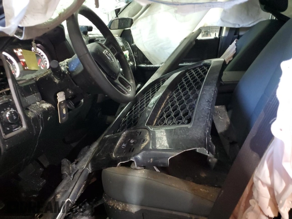 2018 Ram 1500 Express with VIN 1C6RR7FG1JS328048, listed as a Copart auction lot 88627385 with 62,639 mi miles and Salvage Title. Bid and sale history available at carsss.com. Image 7.