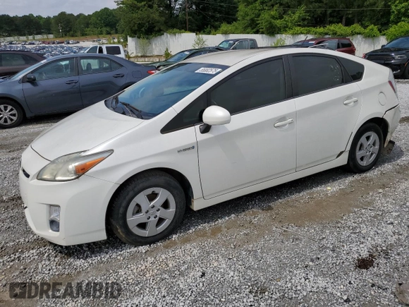 2011 Toyota Prius I with VIN JTDKN3DU6B0246689, listed as a Copart auction lot 55882575 with 114,490 mi miles and Clean Title. Bid and sale history available at DreamBid. Image 1.