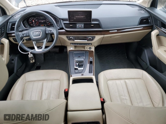 2018 Audi Q5 Premium Plus with VIN WA1BNAFY2J2232872, listed as a Copart auction lot 51054445 with 20,126 mi miles and Salvage title. Bid and sale history available at DreamBid. Image 8.