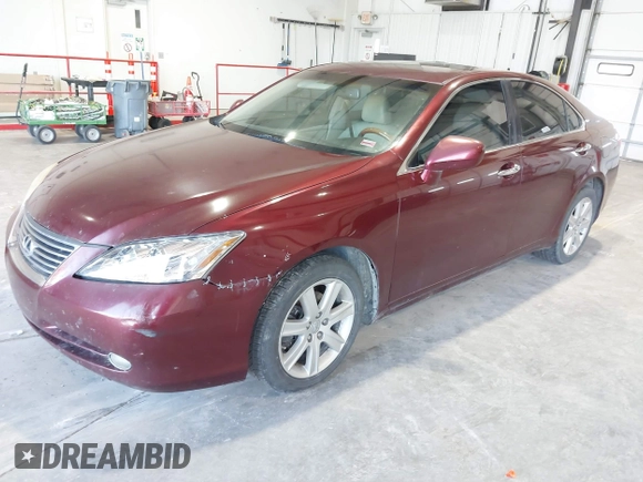 2007 Lexus ES with VIN JTHBJ46G272107422, listed as a IAAI auction lot 41988857 with 188,998 mi miles. Bid and sale history available at carsss.com. Image 2.