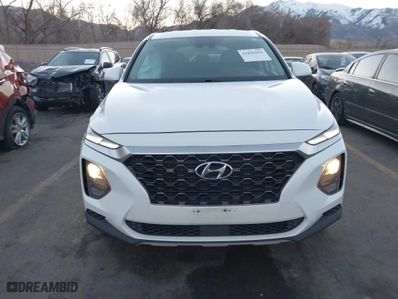2019 Hyundai Santa Fe SE with VIN 5NMS23AD9KH077362, listed as a IAAI auction lot 41890584 with 132,476 mi miles. Bid and sale history available at carsss.com. Image 12.